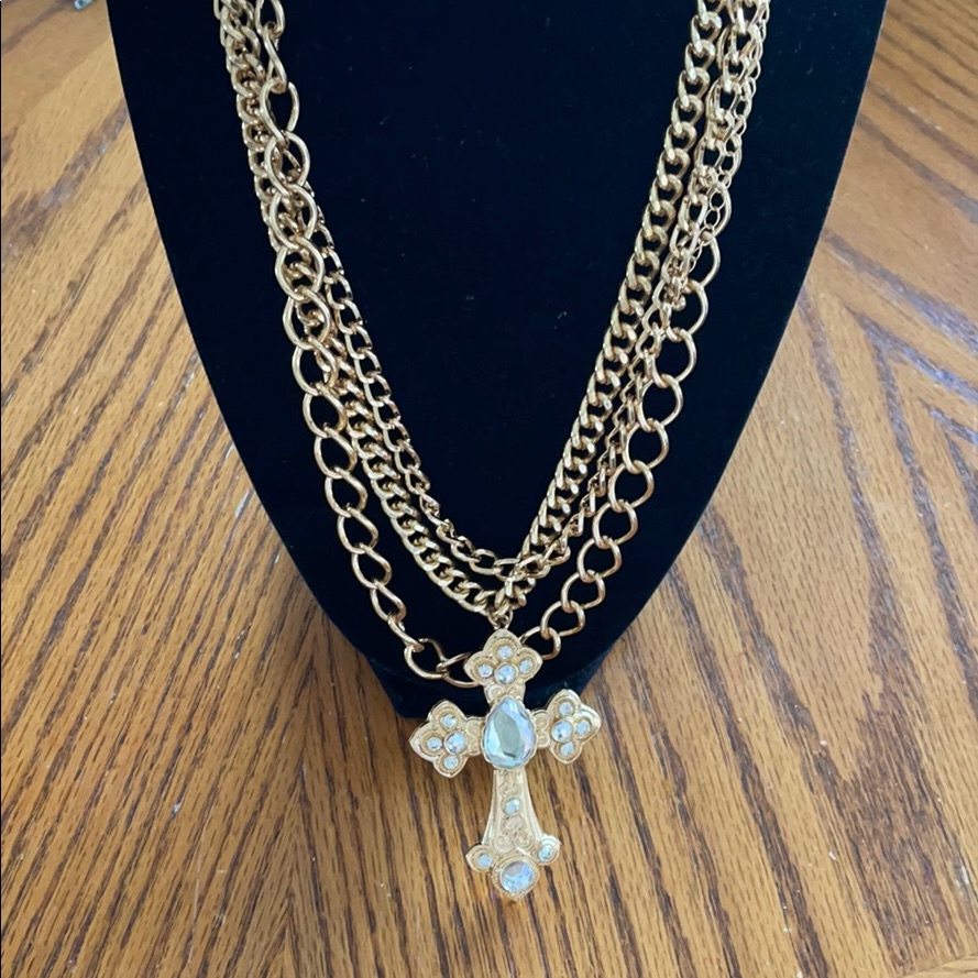 Ny Cross Necklace